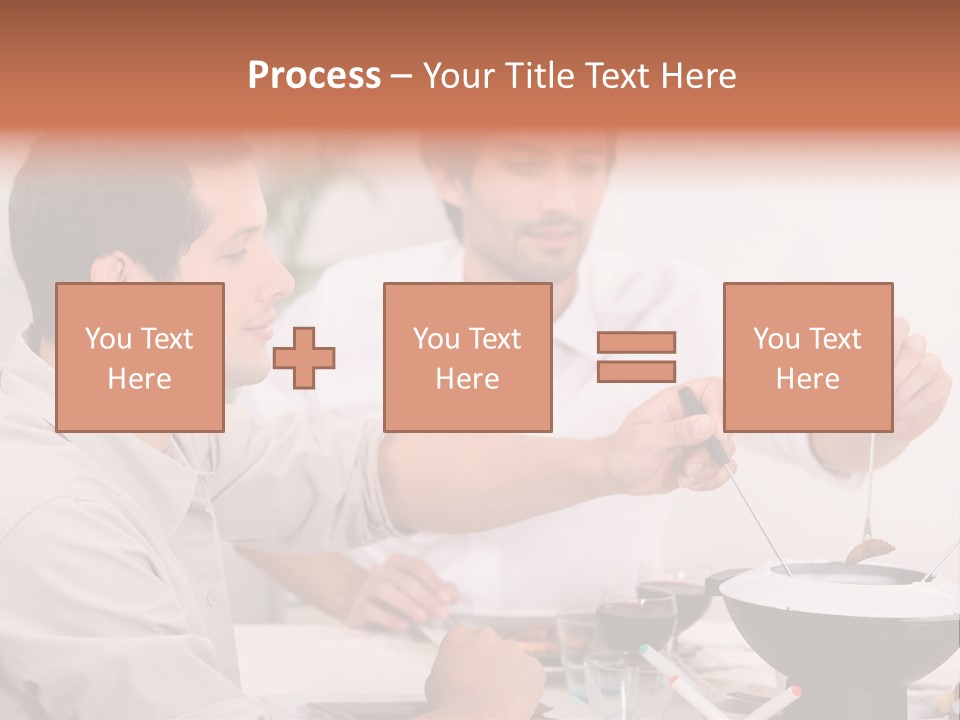 Friends Guys Dish PowerPoint Template