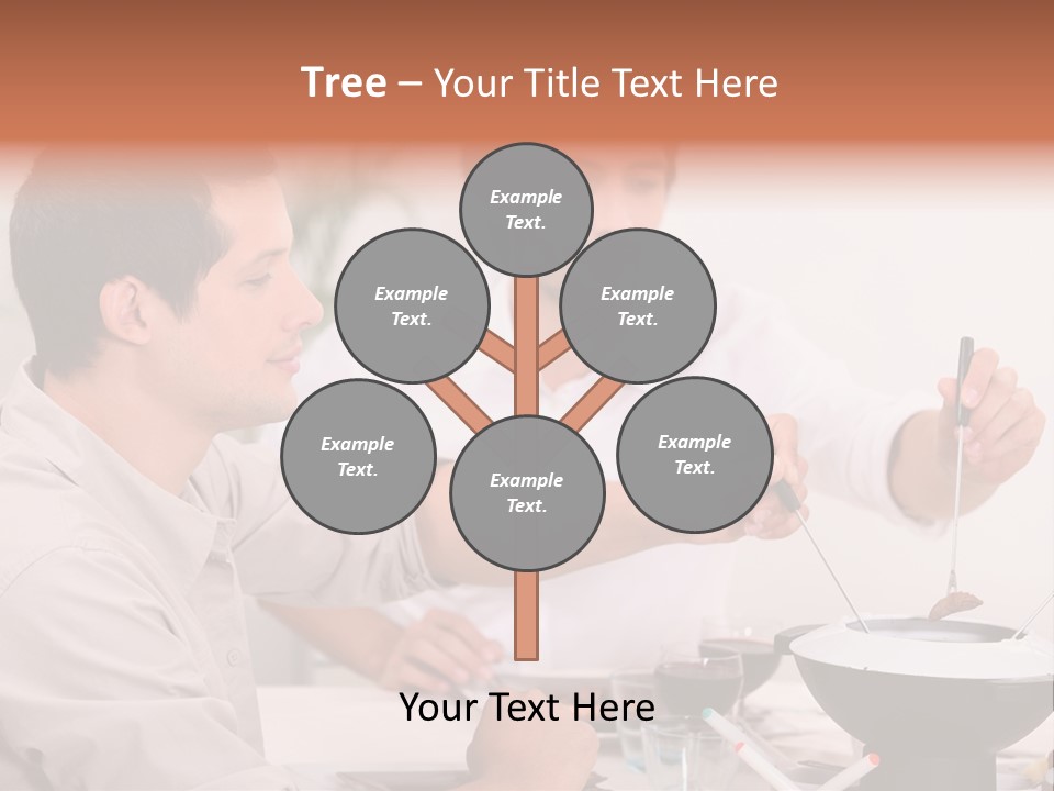 Friends Guys Dish PowerPoint Template