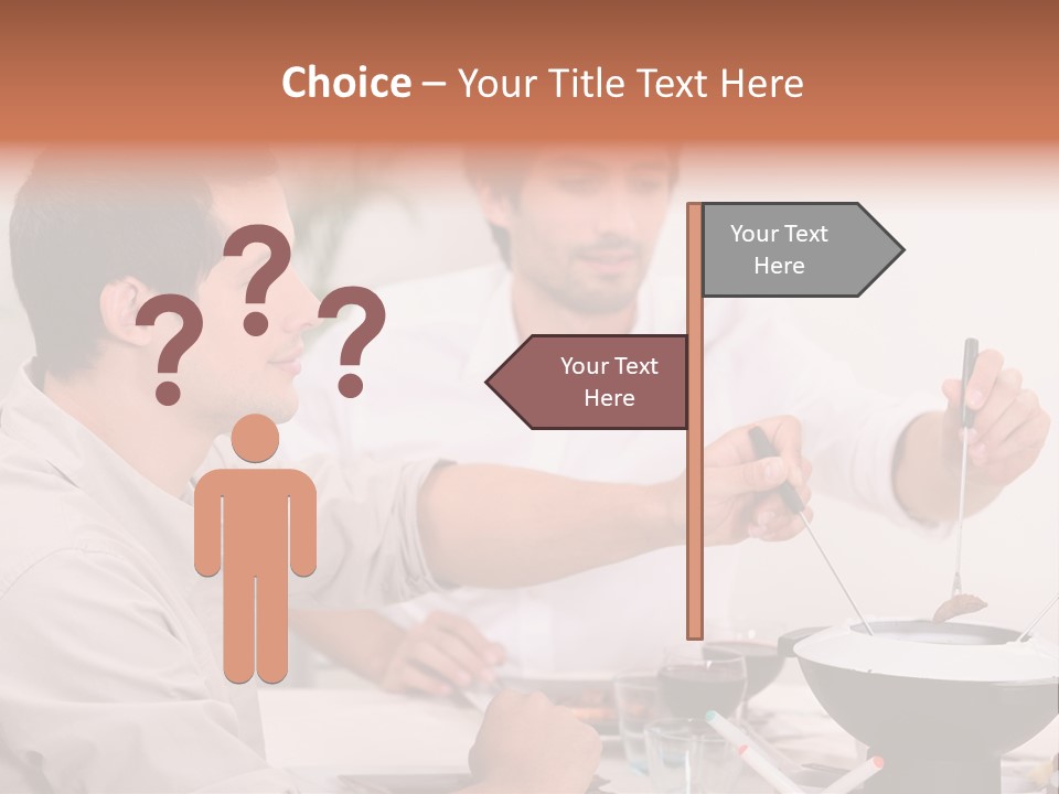 Friends Guys Dish PowerPoint Template