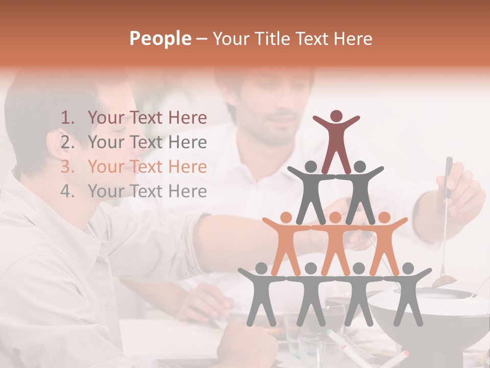 Friends Guys Dish PowerPoint Template