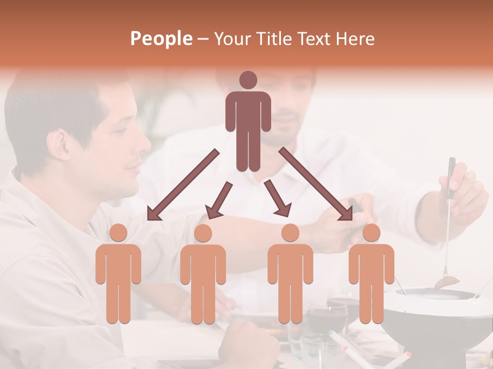 Friends Guys Dish PowerPoint Template