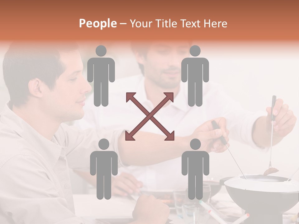 Friends Guys Dish PowerPoint Template