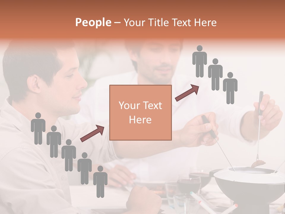 Friends Guys Dish PowerPoint Template