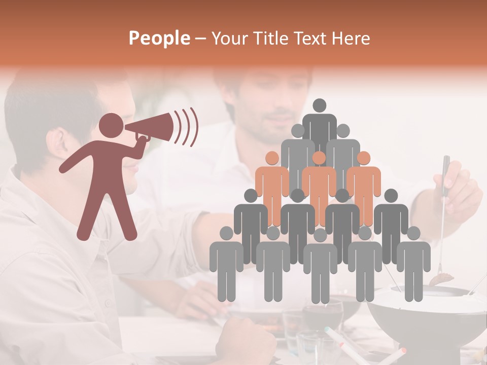 Friends Guys Dish PowerPoint Template