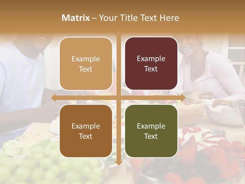 Healthy Nutrition Brunette PowerPoint Template