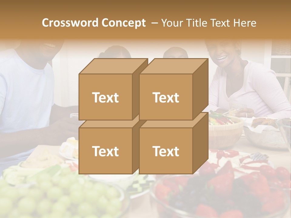 Healthy Nutrition Brunette PowerPoint Template