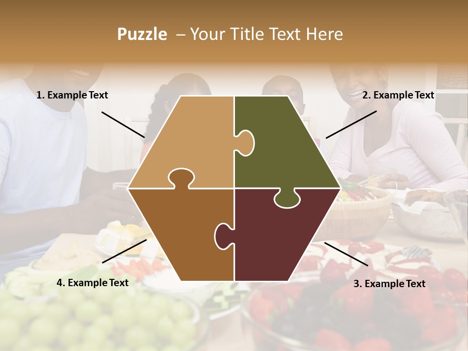 Healthy Nutrition Brunette PowerPoint Template