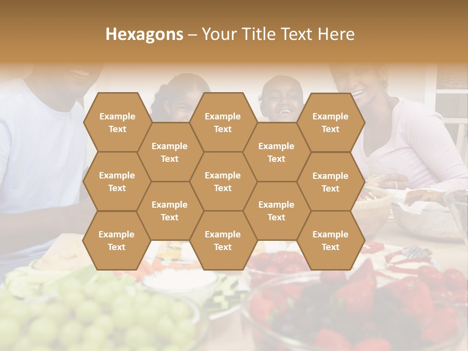 Healthy Nutrition Brunette PowerPoint Template