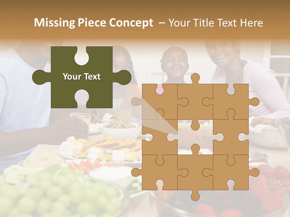 Healthy Nutrition Brunette PowerPoint Template