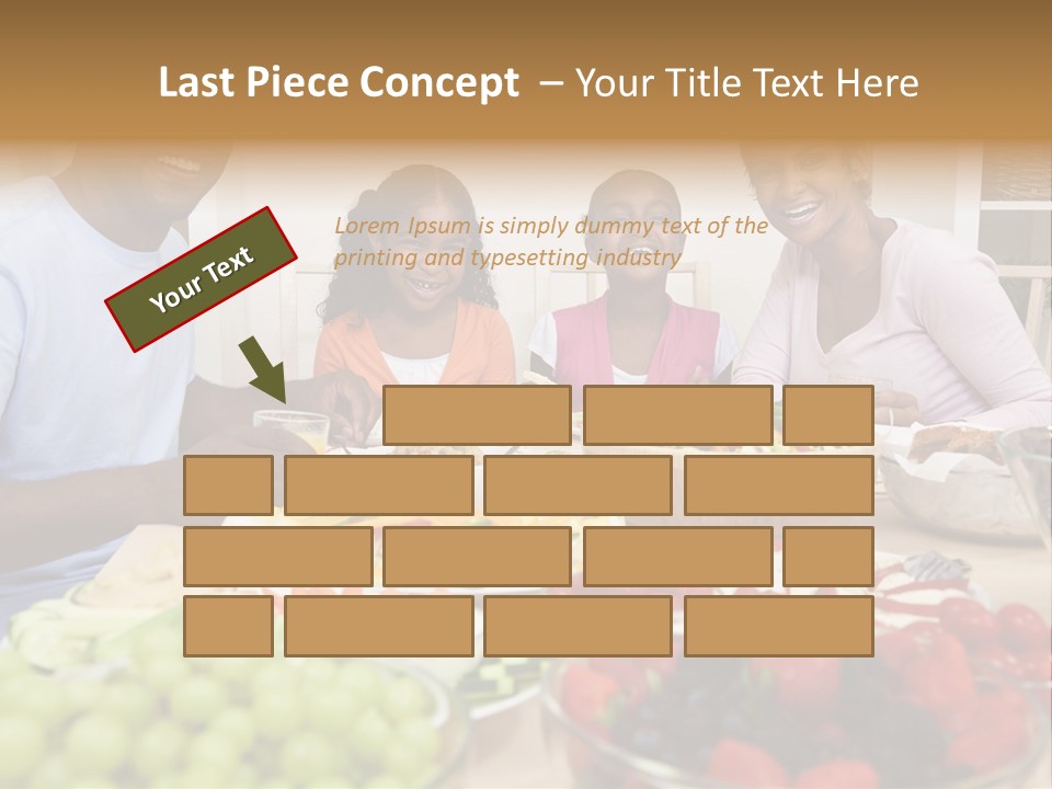 Healthy Nutrition Brunette PowerPoint Template