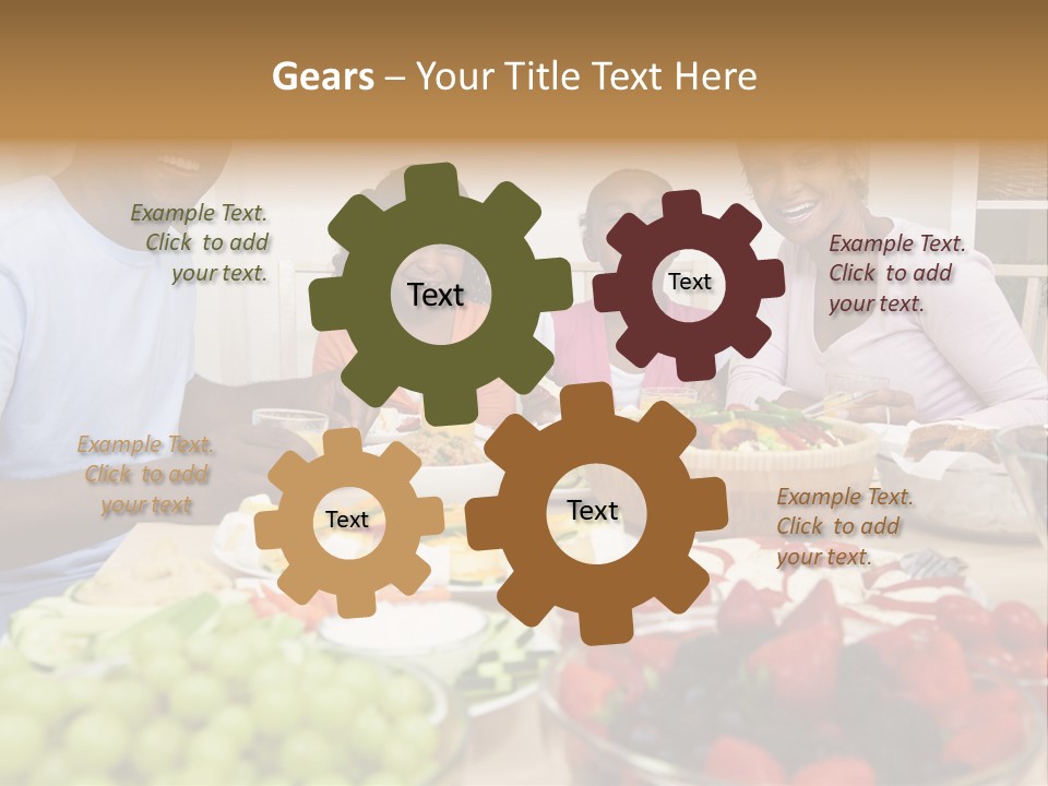 Healthy Nutrition Brunette PowerPoint Template