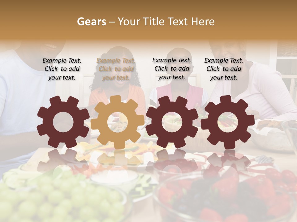 Healthy Nutrition Brunette PowerPoint Template