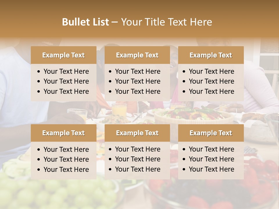 Healthy Nutrition Brunette PowerPoint Template