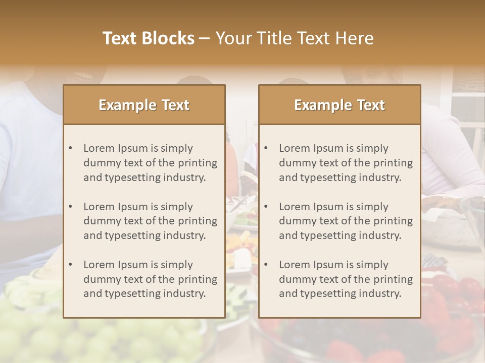 Healthy Nutrition Brunette PowerPoint Template