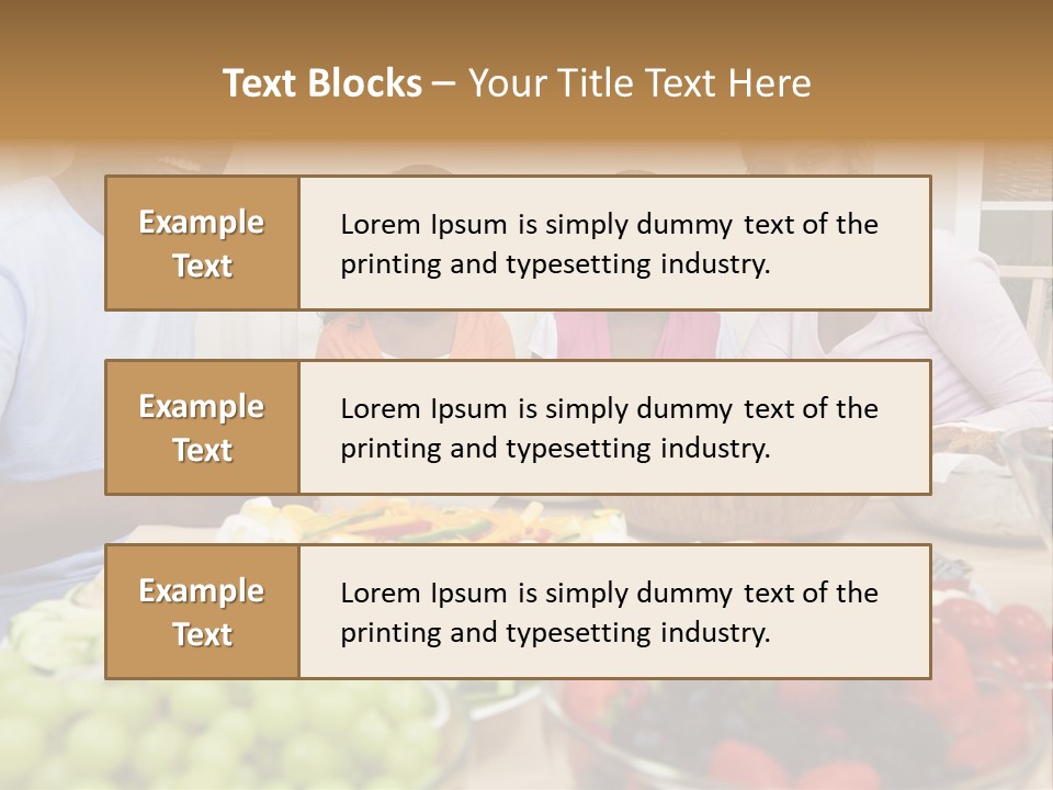 Healthy Nutrition Brunette PowerPoint Template