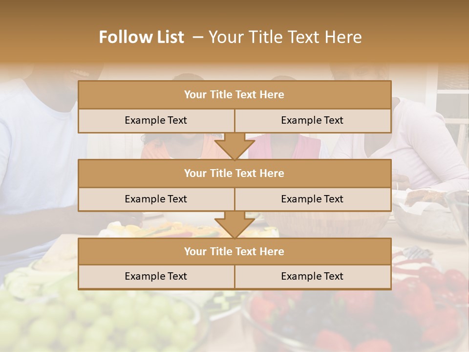 Healthy Nutrition Brunette PowerPoint Template