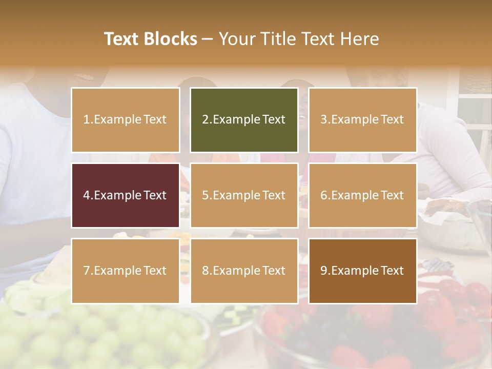 Healthy Nutrition Brunette PowerPoint Template