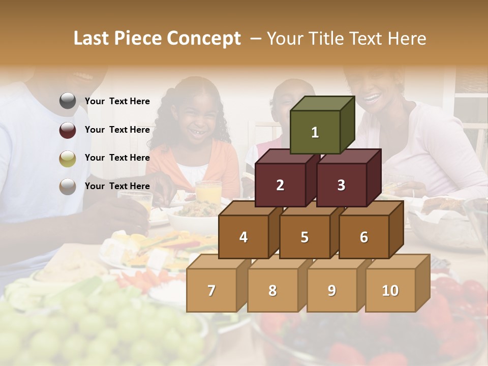 Healthy Nutrition Brunette PowerPoint Template