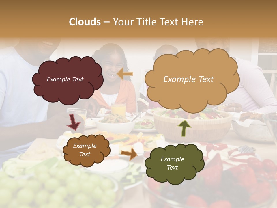 Healthy Nutrition Brunette PowerPoint Template