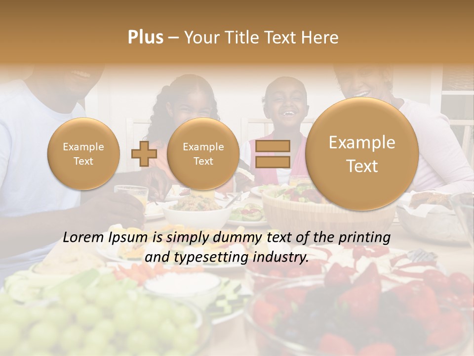 Healthy Nutrition Brunette PowerPoint Template