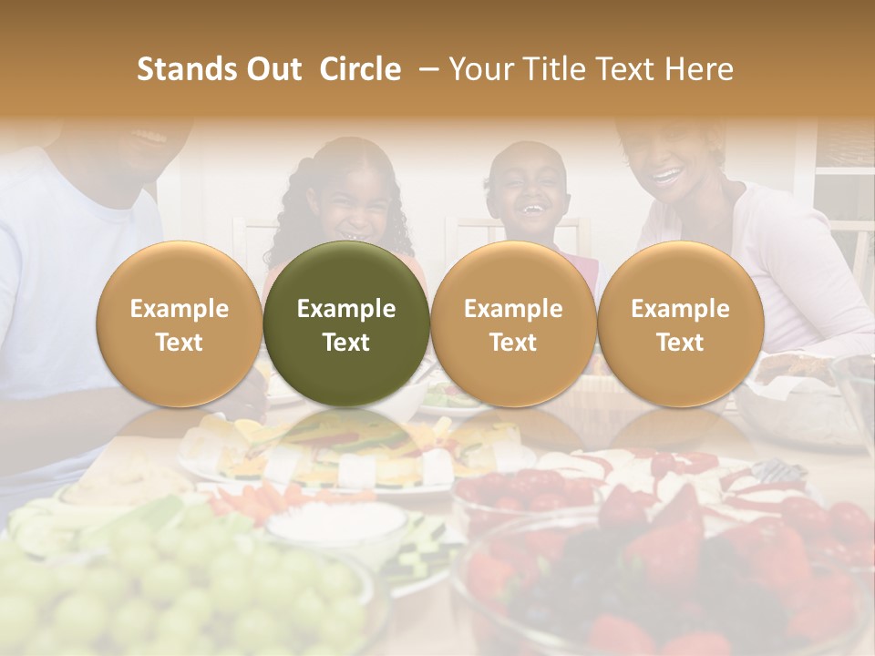 Healthy Nutrition Brunette PowerPoint Template