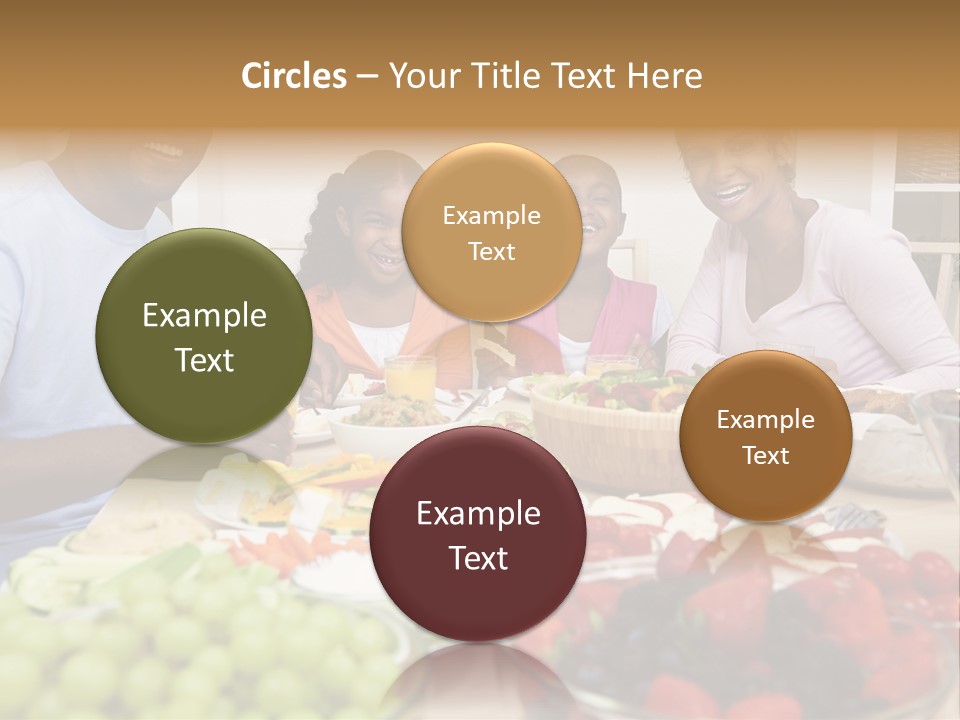 Healthy Nutrition Brunette PowerPoint Template