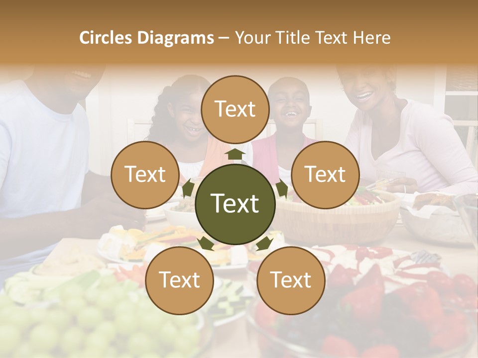 Healthy Nutrition Brunette PowerPoint Template