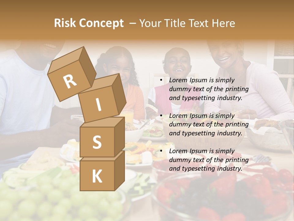 Healthy Nutrition Brunette PowerPoint Template