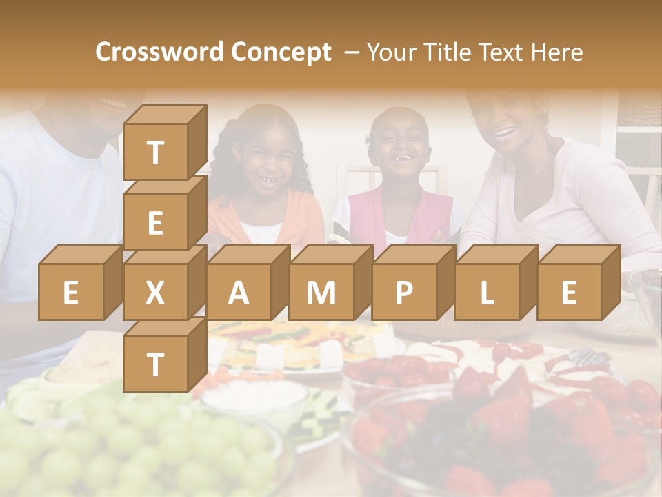 Healthy Nutrition Brunette PowerPoint Template