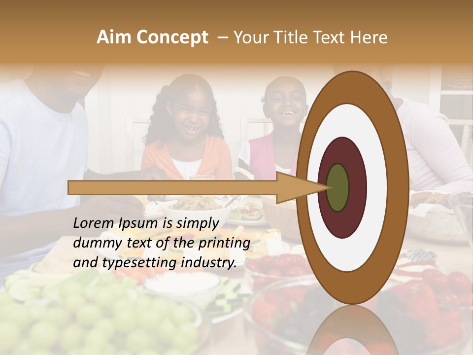 Healthy Nutrition Brunette PowerPoint Template