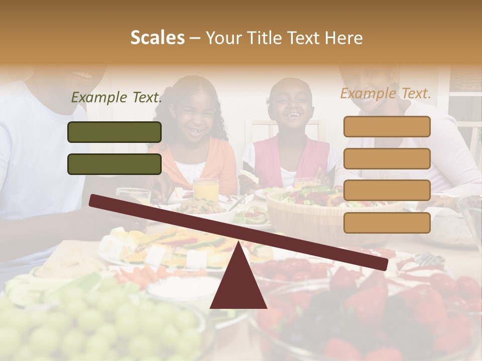 Healthy Nutrition Brunette PowerPoint Template