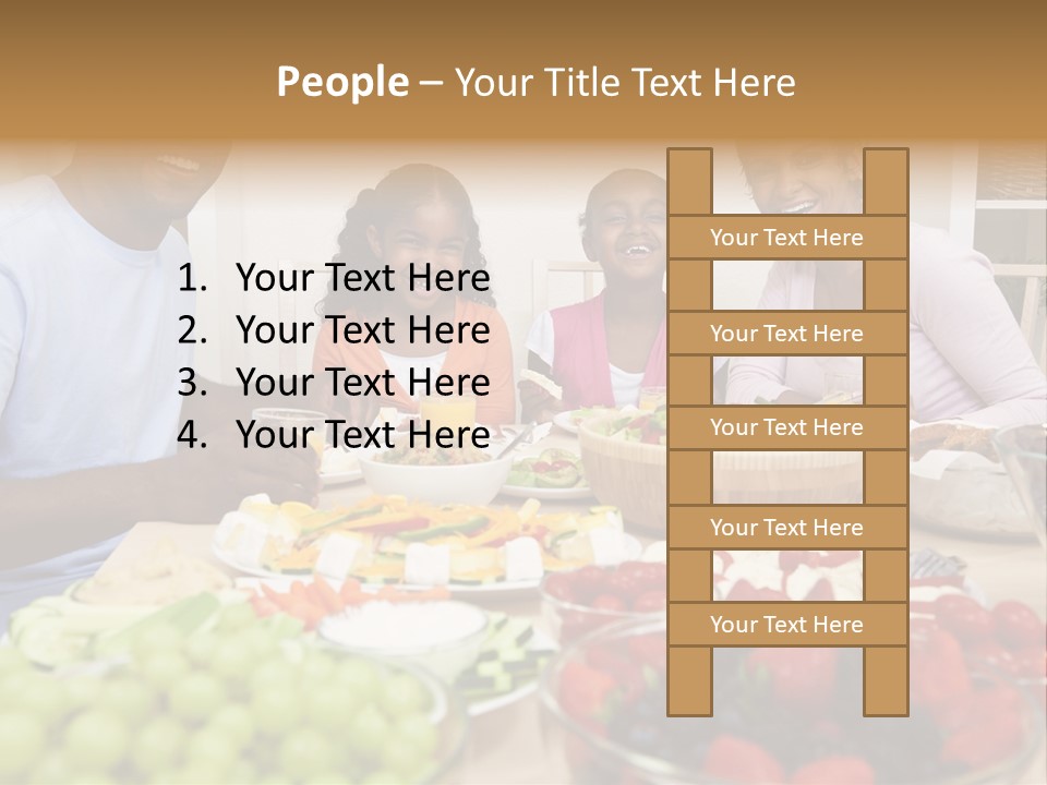 Healthy Nutrition Brunette PowerPoint Template