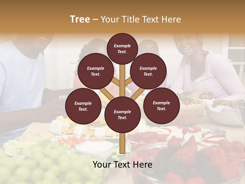 Healthy Nutrition Brunette PowerPoint Template