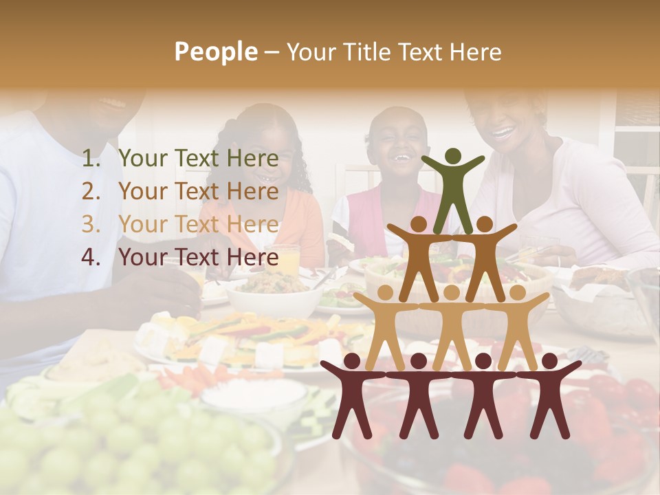 Healthy Nutrition Brunette PowerPoint Template