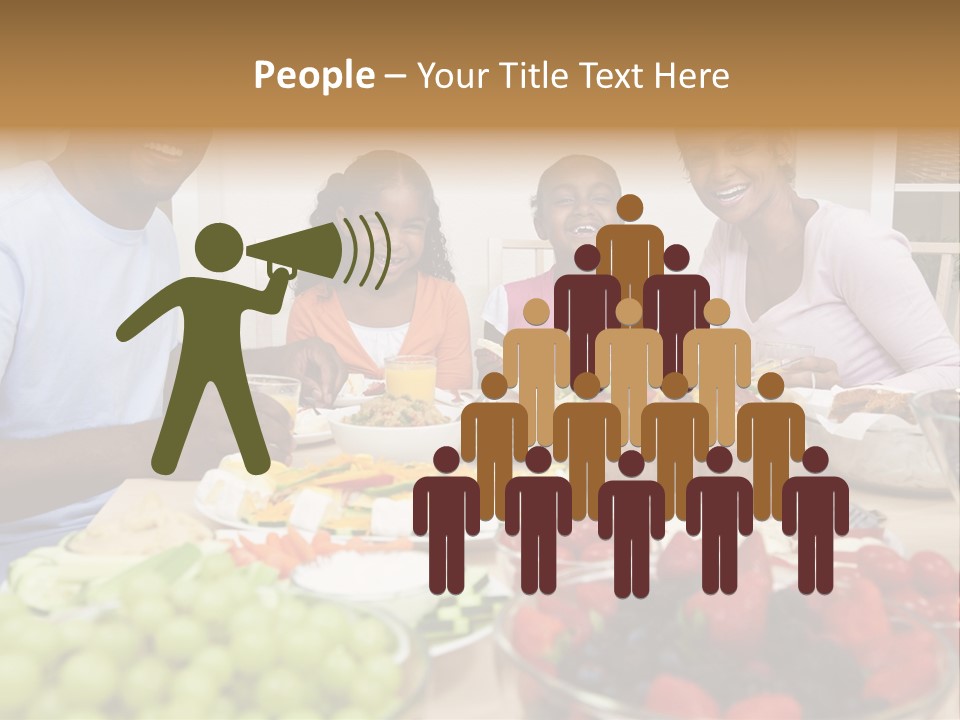 Healthy Nutrition Brunette PowerPoint Template