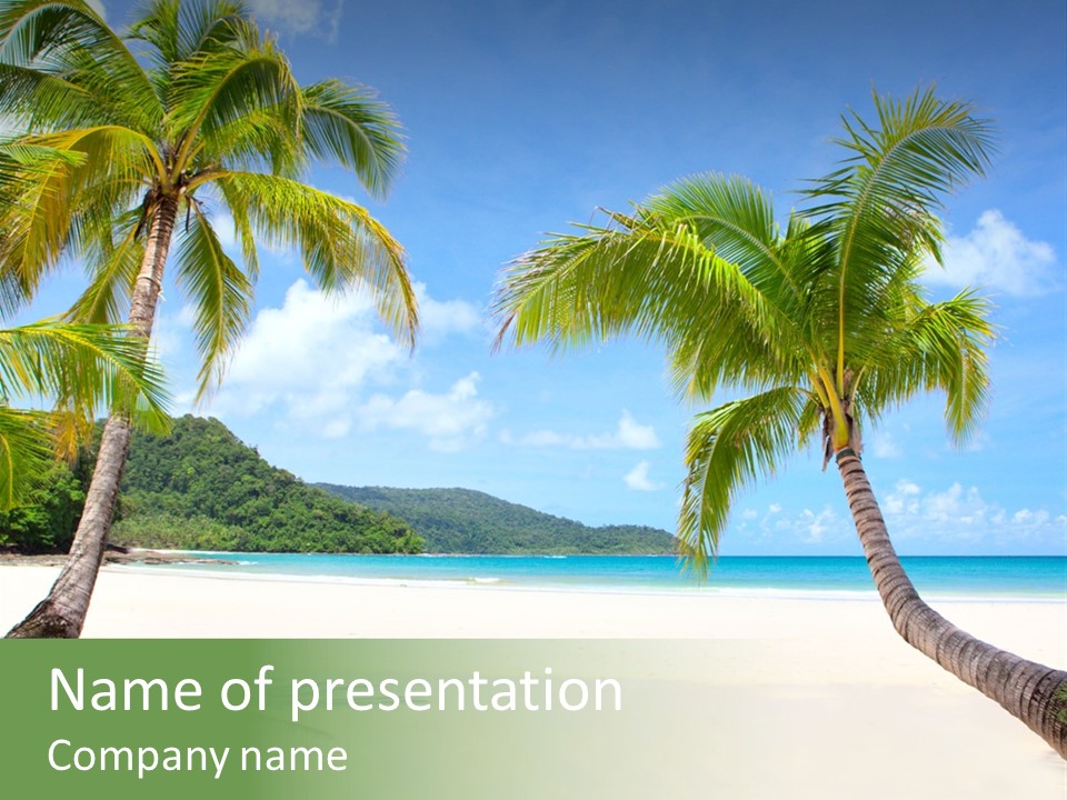 Blue Nobody Lagoon PowerPoint Template