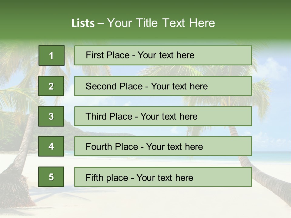 Blue Nobody Lagoon PowerPoint Template