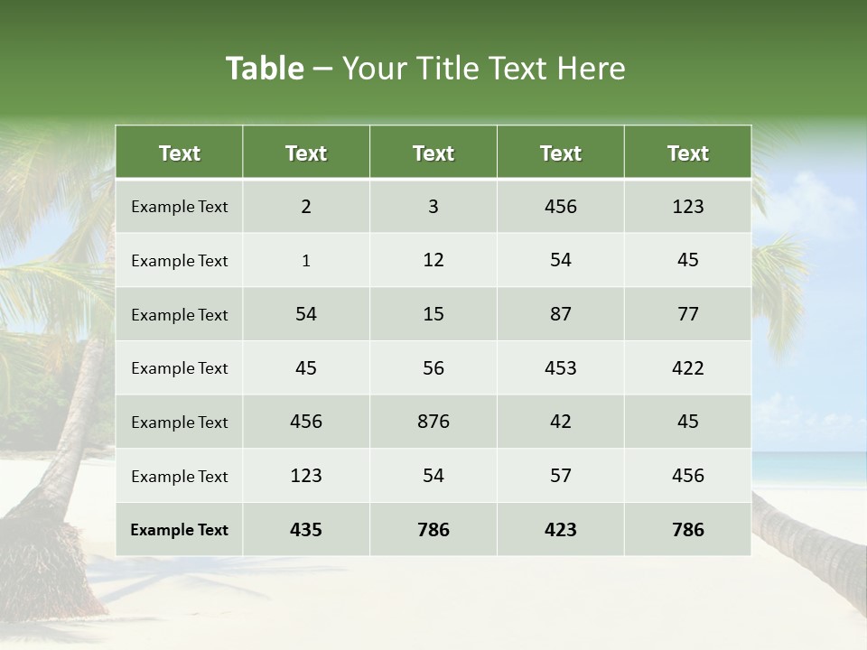 Blue Nobody Lagoon PowerPoint Template