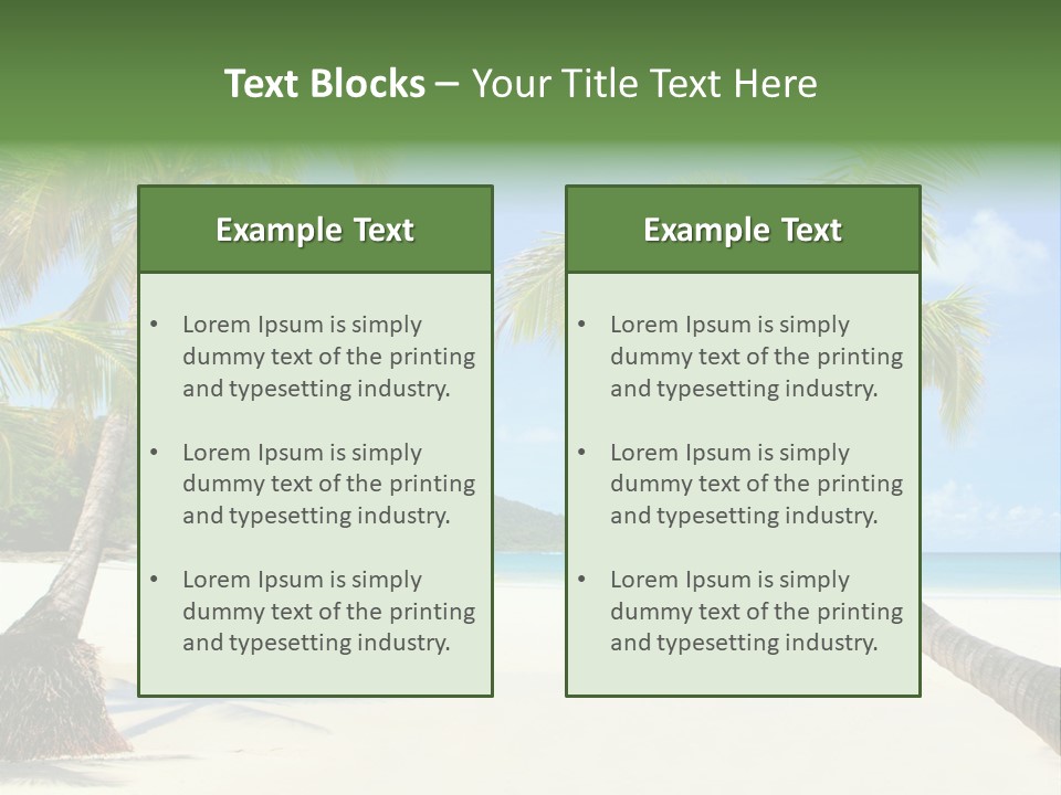 Blue Nobody Lagoon PowerPoint Template