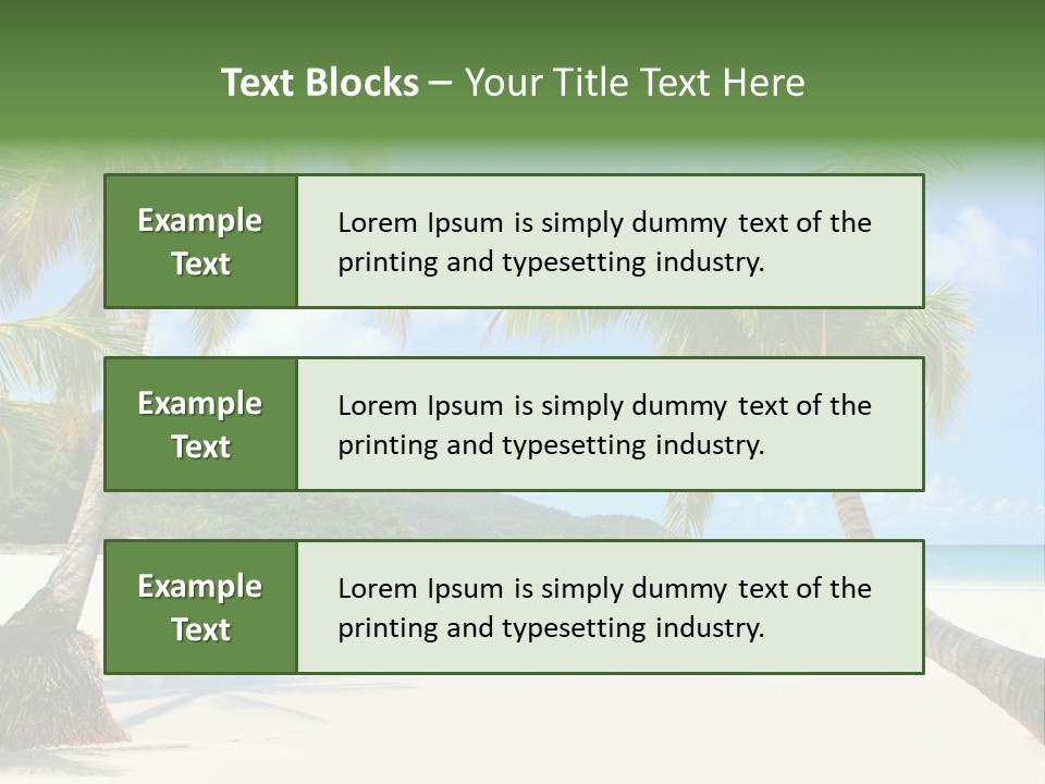 Blue Nobody Lagoon PowerPoint Template