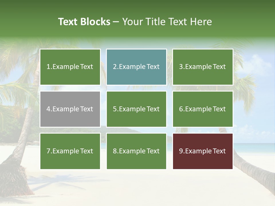 Blue Nobody Lagoon PowerPoint Template