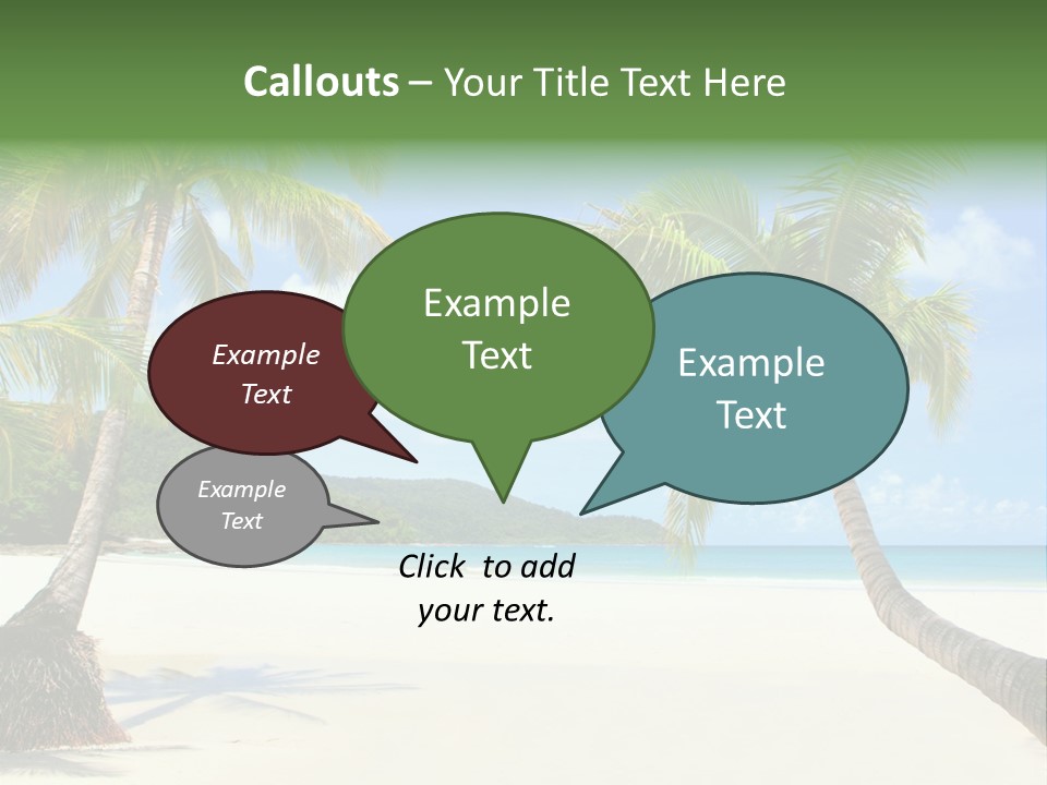 Blue Nobody Lagoon PowerPoint Template