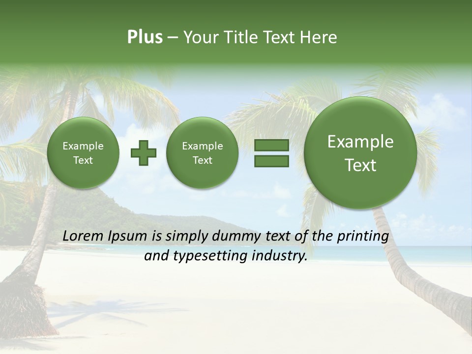 Blue Nobody Lagoon PowerPoint Template