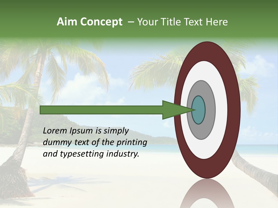 Blue Nobody Lagoon PowerPoint Template