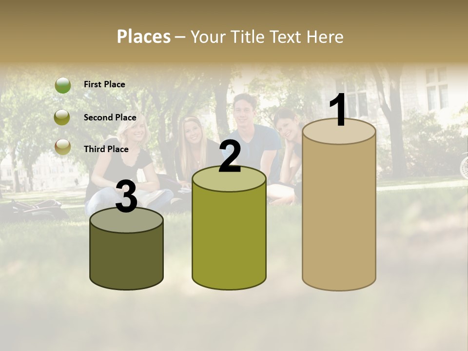 Uni Cheerful Women PowerPoint Template