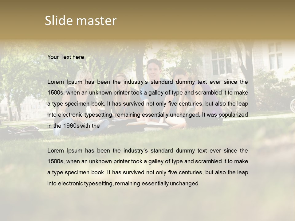 Uni Cheerful Women PowerPoint Template