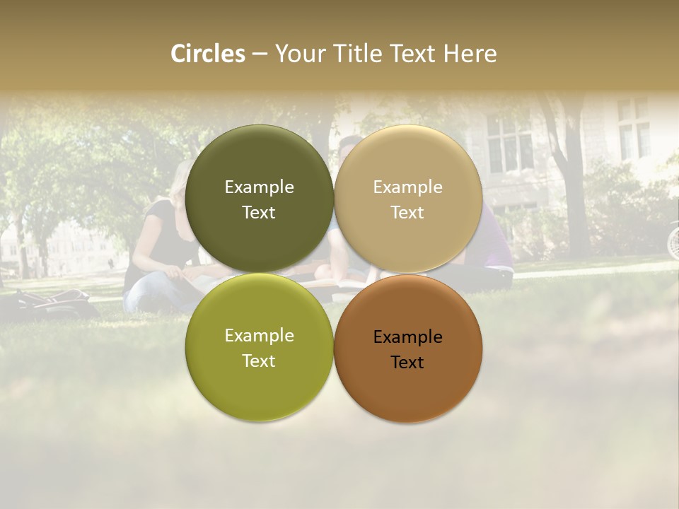 Uni Cheerful Women PowerPoint Template