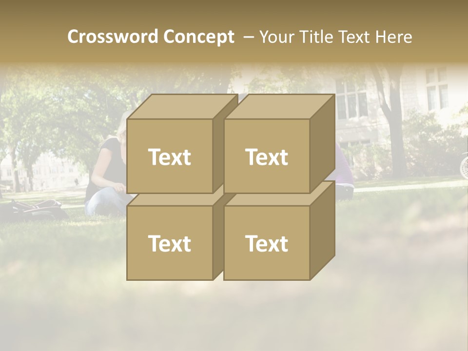 Uni Cheerful Women PowerPoint Template