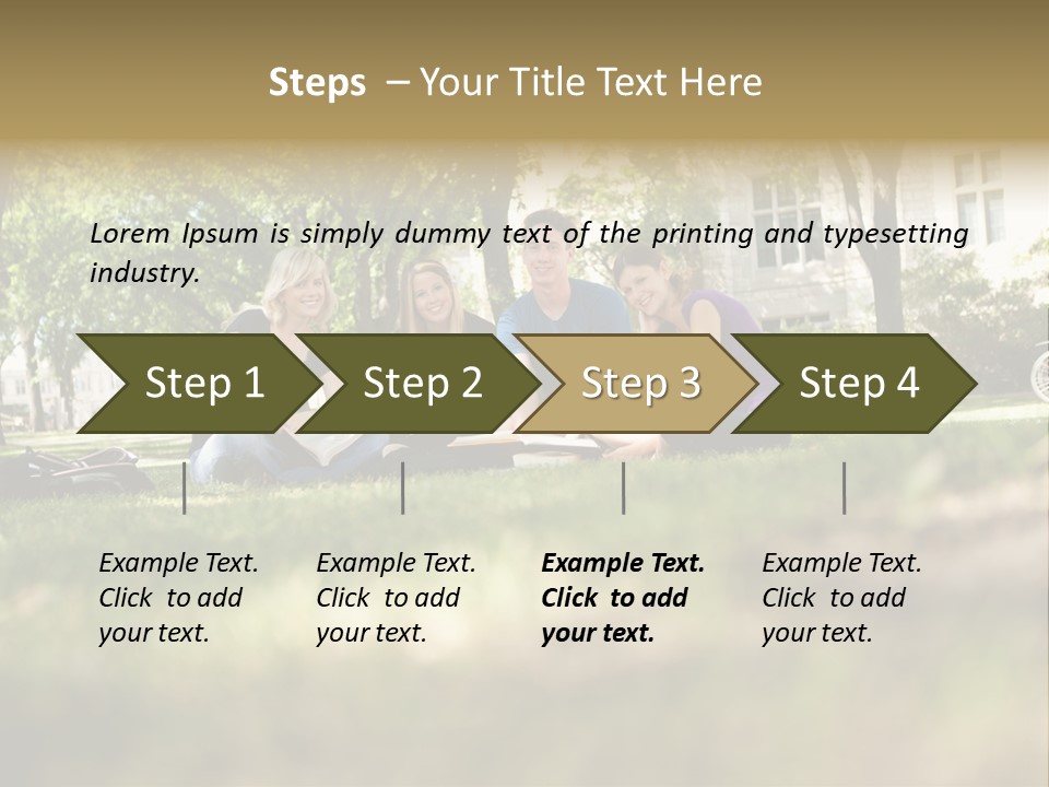 Uni Cheerful Women PowerPoint Template