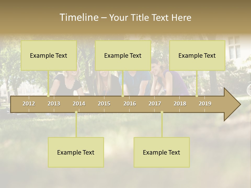 Uni Cheerful Women PowerPoint Template